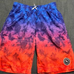 Abercrombie & Fitch Boy’s Blue and Red Swim Trunks
